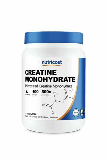 Nutricost Creatine Monohydrate Micronized Powder 500G