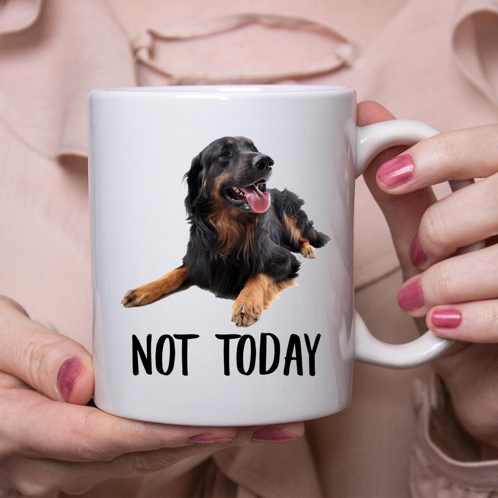 Funny Hovawart Brown Red Not Today Dog Mug Lazy Gift For Women Dogs Mom Coffee