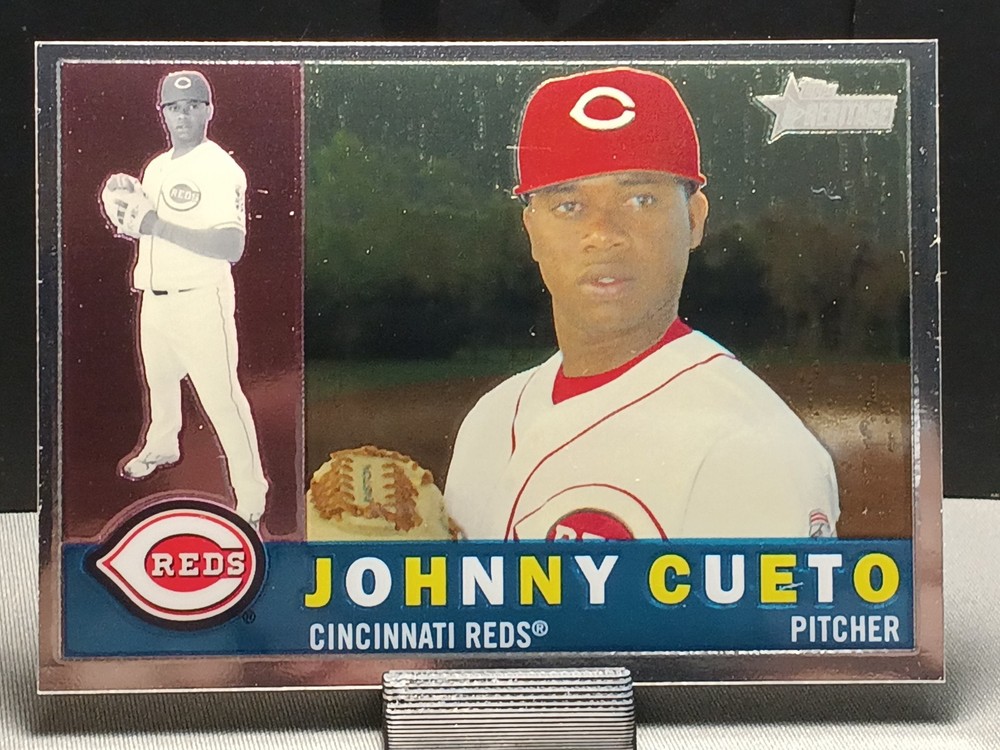 2009 Topps Heritage Chrome #C19 Johnny Cueto Reds 1960 Parallel /1960