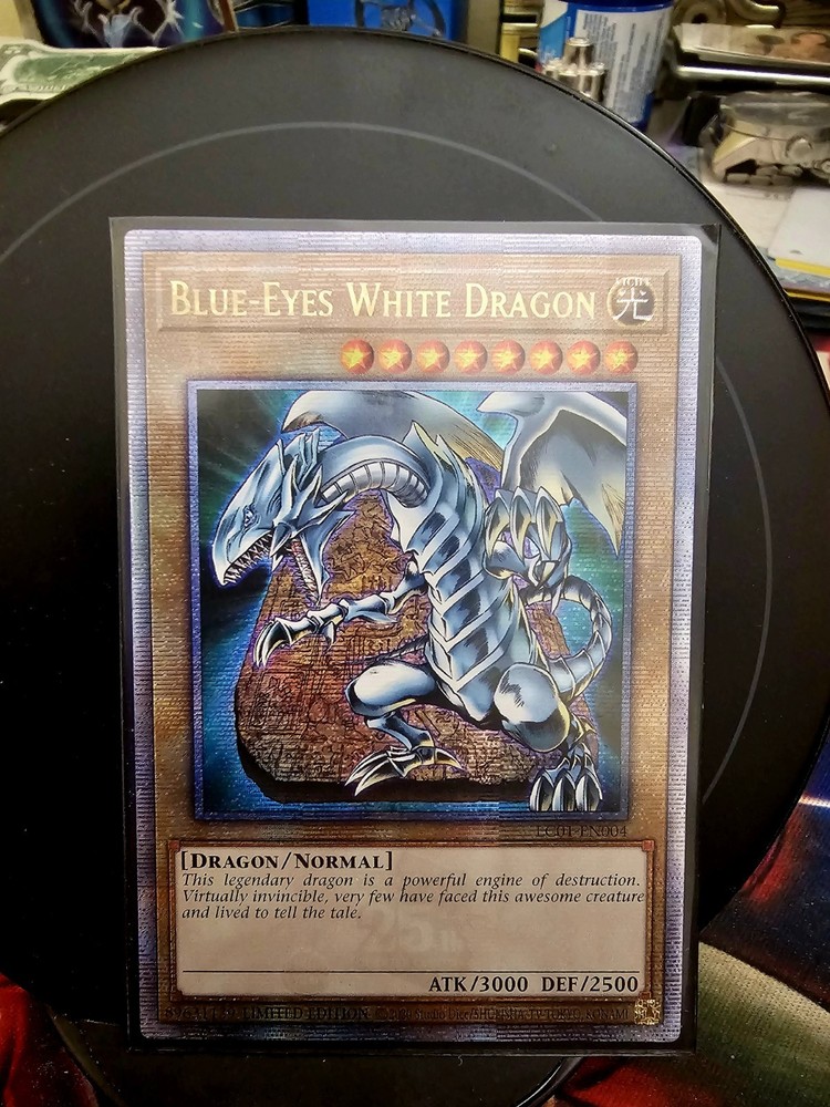 Blue-Eyes White Dragon Quarter Century Secret Rare LC01-EN004 Legendary Collection