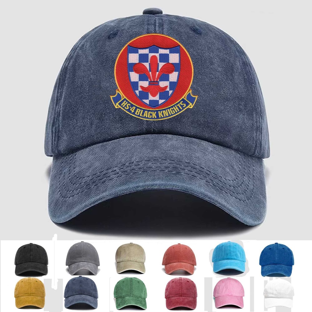 Custom Personalization Embroidered Hat HS-4 Black Knights, Veteran Cap,Gift Idea