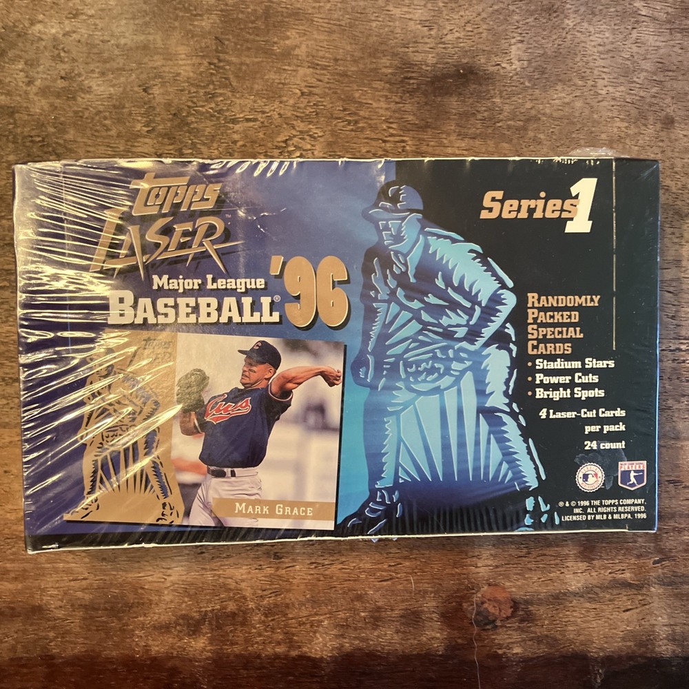 1996 Topps Laser Baseball Series 1 Hobby Box - Factory Sealed 24 Packs RARE