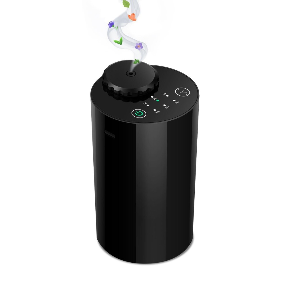 Aromatherapy Waterless Diffuser with 10-90s Spray Timer & Adjustable Mist Modes