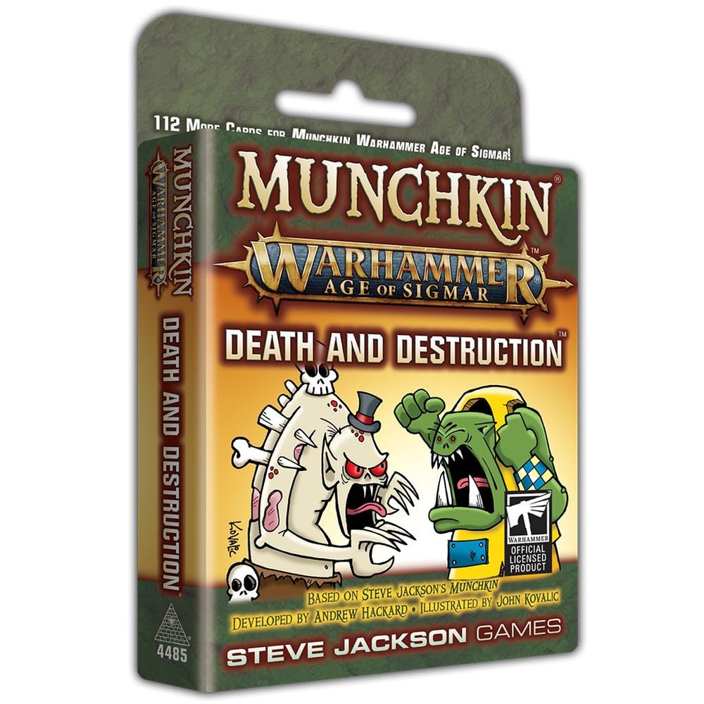 Steve Jackson Games Munchkin Warhammer Age of Sigmar: Death and Destruction C...