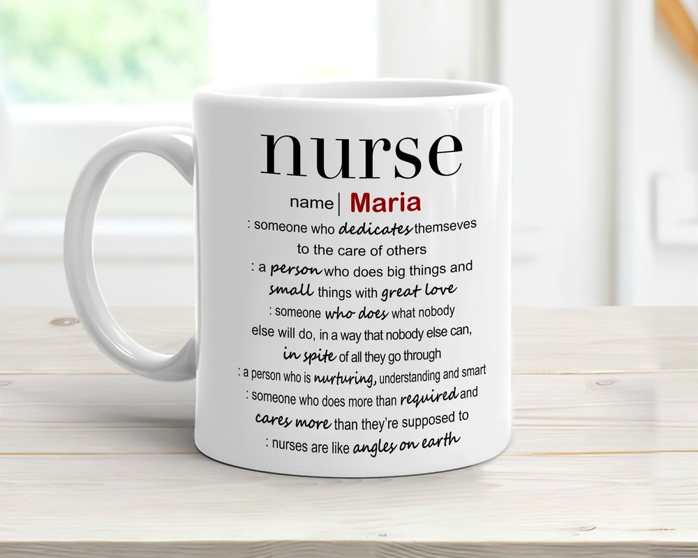 Personalized Definition Nurse Mug Nurse Birthday Gift Mug Nurse Week Mug Nurse