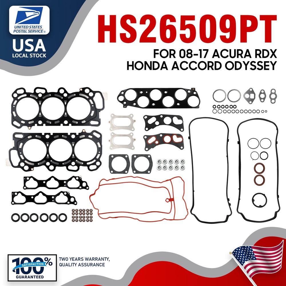 2008-2016 Honda Odyssey 3.5L J35Y1 J35A7 Full Head Gasket Set HS26509PT KIT