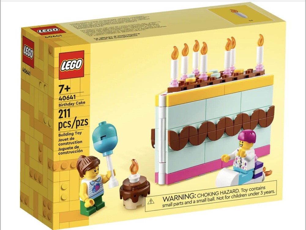 LEGO Seasonal Birthday Cake Building Set (40641) for Creative Celebrations-image