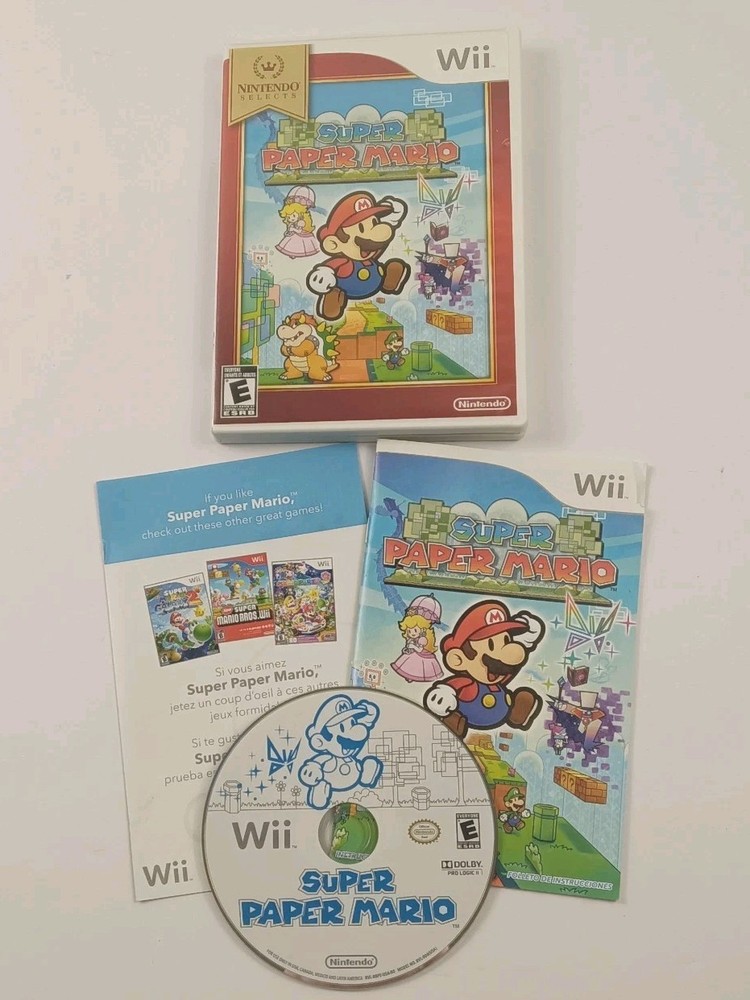 Super Paper Mario Nintendo Selects Edition Nintendo Wii