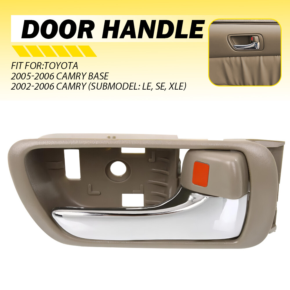 2002-2006 Toyota Camry Beige Chrome Door Handle Front/Rear Right Side 1pc  