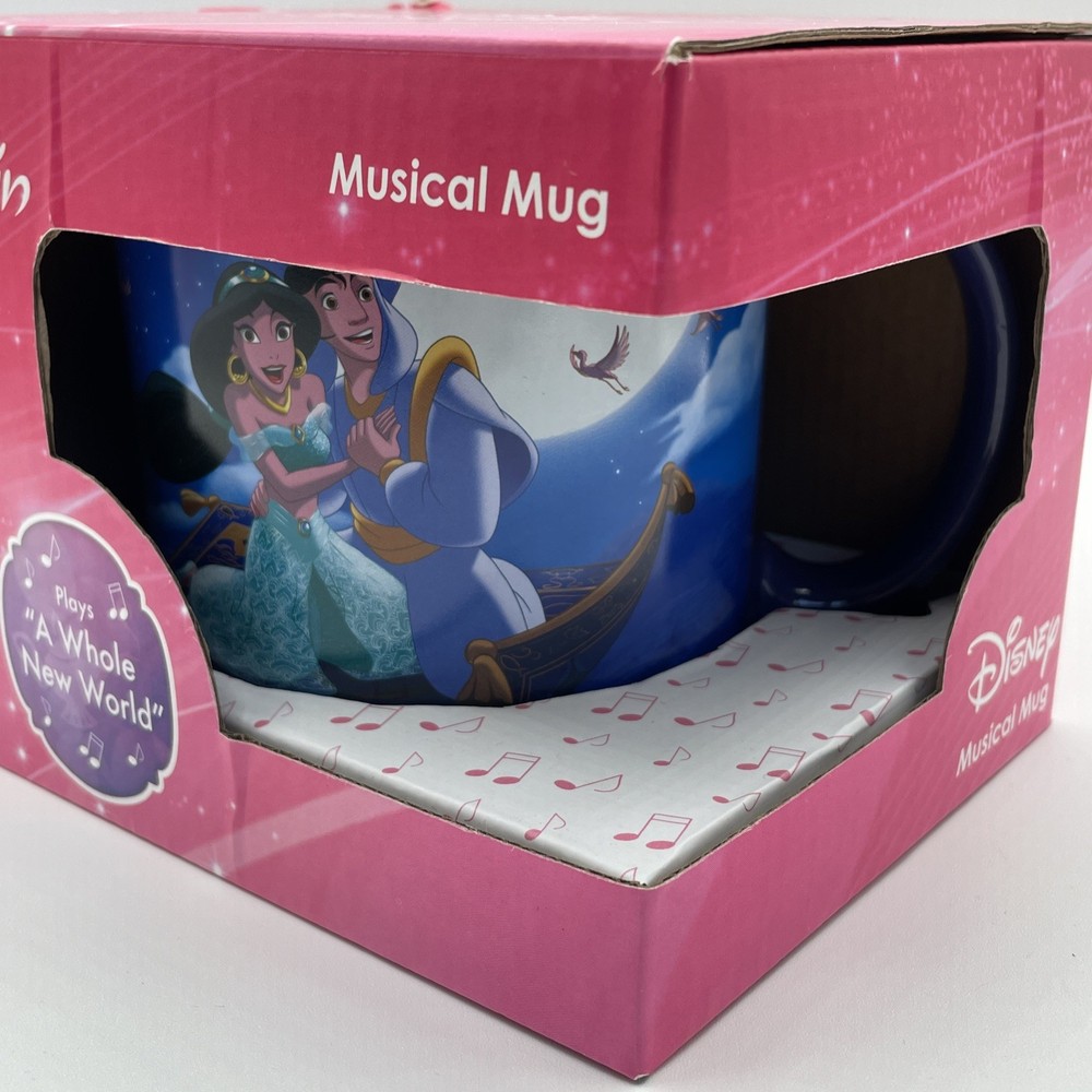 Disney Aladdin Musical Mug Plays A Whole New World 16oz