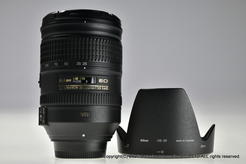 Nikon AF-S VR Nikkor 28-300mm f/3.5-5.6G ED IF Aspherical Lens in Excellent Condition