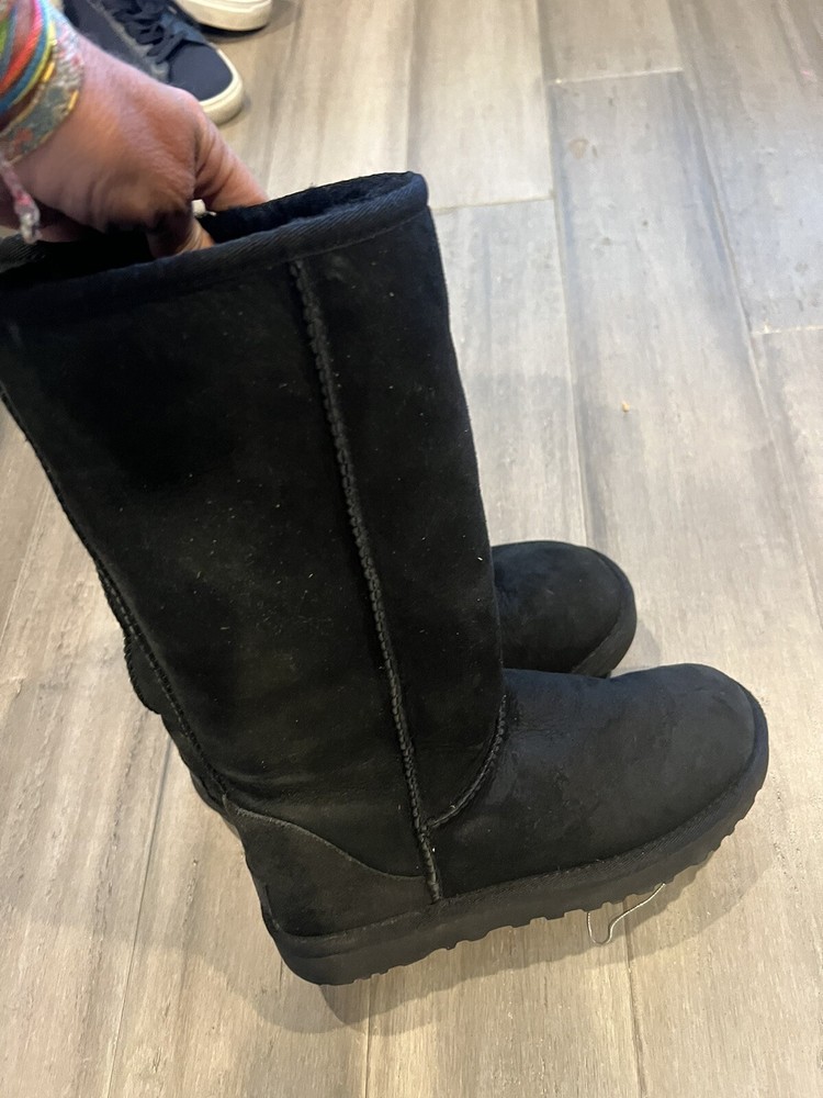 UGG Classic Tall Black Boots for Women Size US 7