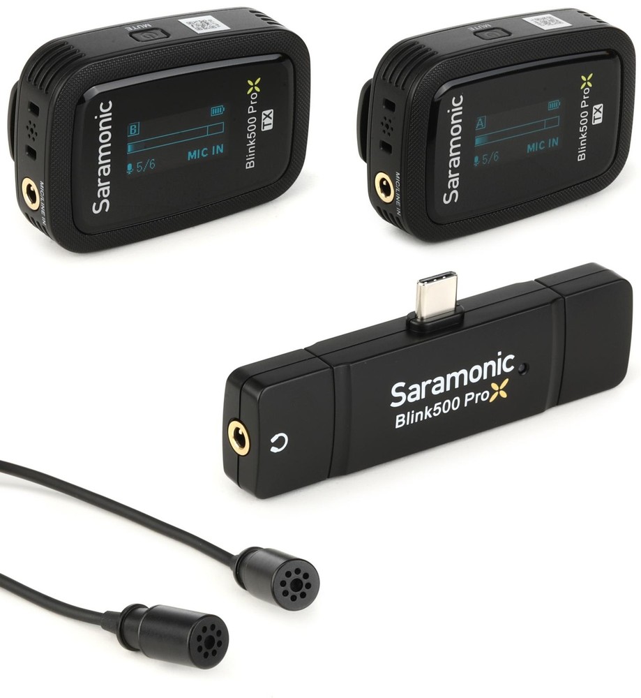 Saramonic Blink 500 ProX B6 Wireless Lav Mic System for Clear Audio