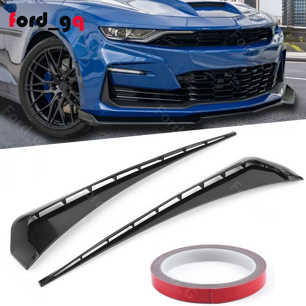 Sport Black Soft TPU Side Fender Air Vents Wing Cover Trim Car Accessories US