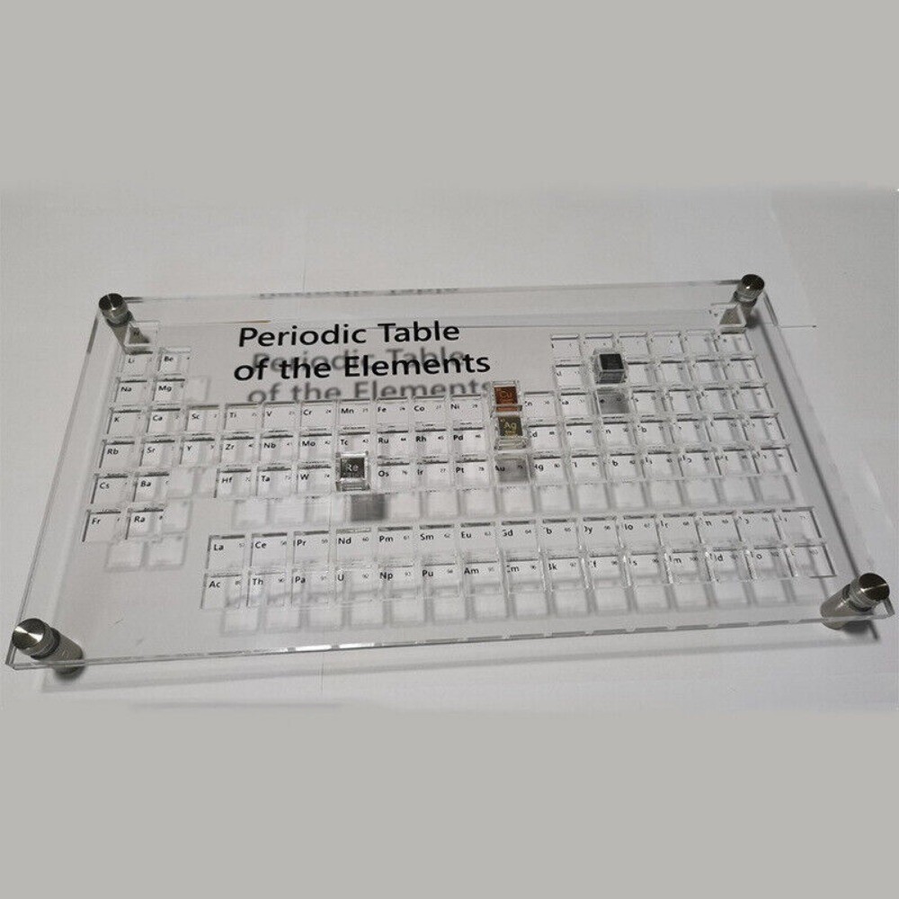 Acrylic Container for 10mm Cube Storage Periodic Table of Elements Cubic Box