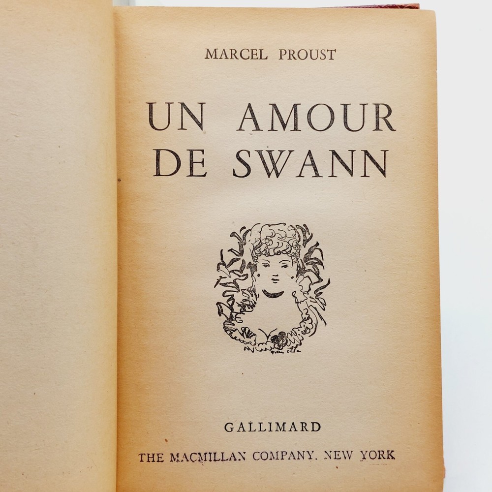 Antique Un Amour De Swann By Marcel Proust 1919 Hardcover READ