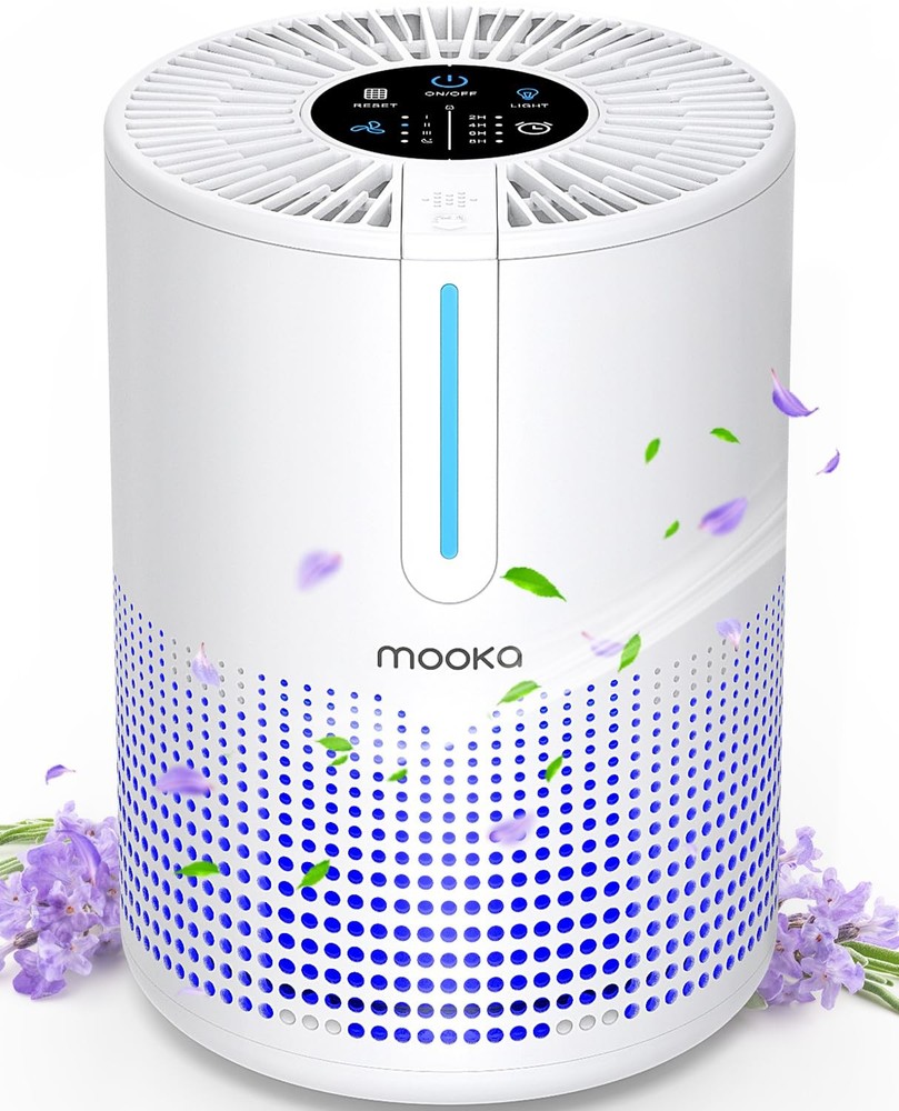 Portable H13 HEPA Air Purifier for Bedroom Home up to 430 Sq.Ft