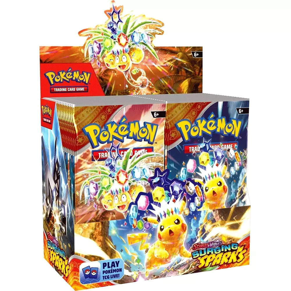 Pokemon Surging Sparks Booster Box Ships Release Date 11/08/2024