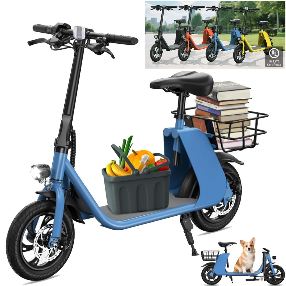 450W Foldable Electric Scooter Bike for Adults Commuter E-Bike