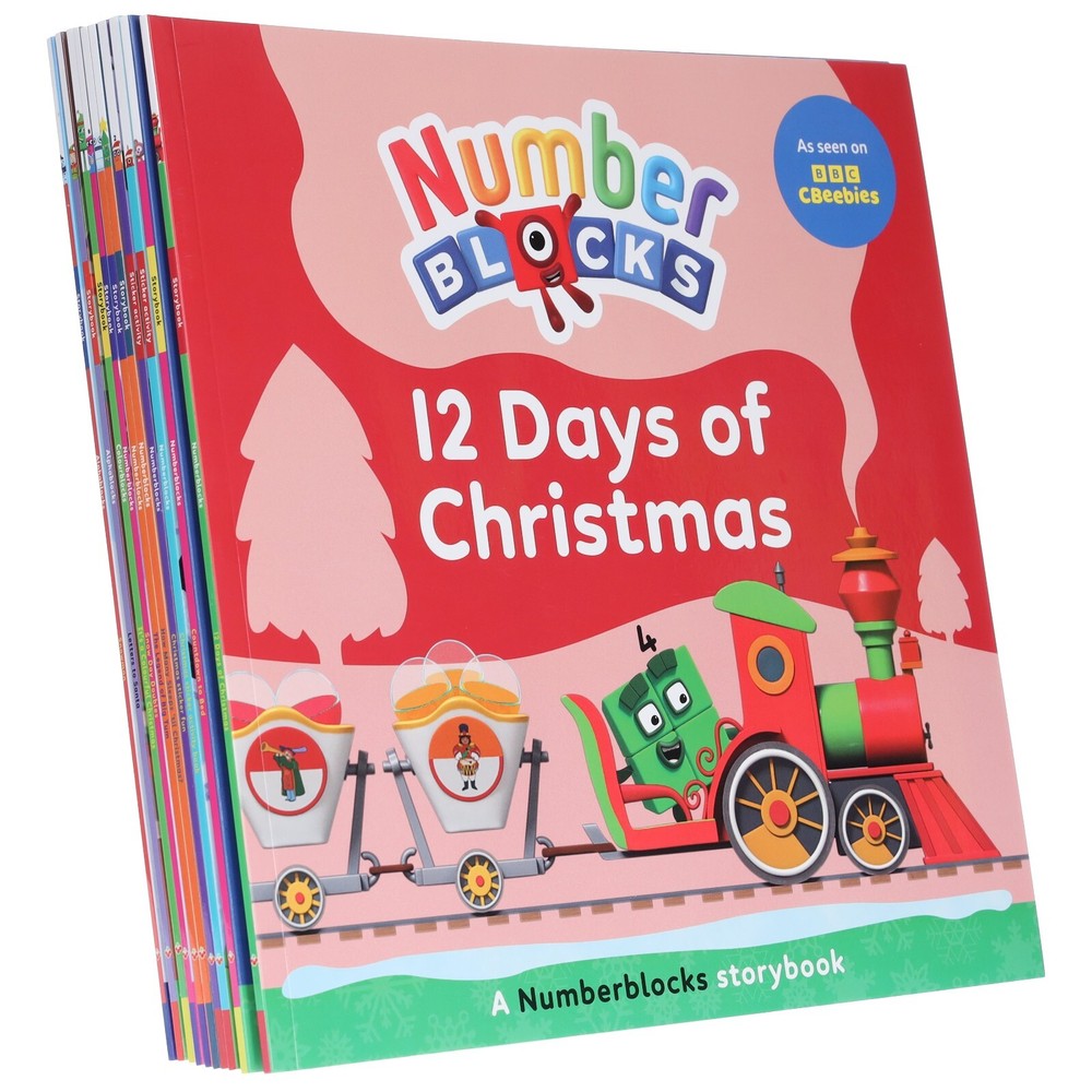 Numberblocks, Alphablocks and Colourblocks Christmas Countdown 10 Books Set - PB