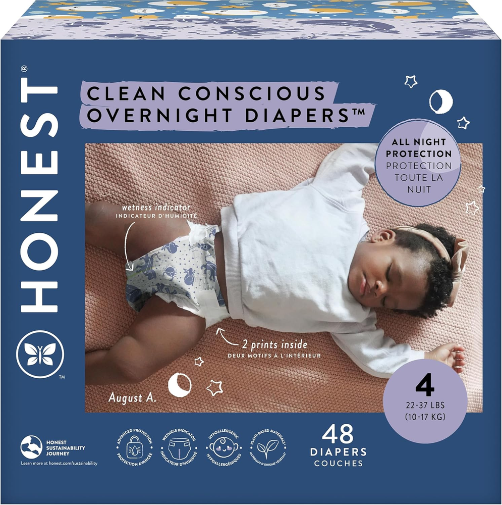 Clean Conscious Overnight Diapers | Plant-Based, Sustainable