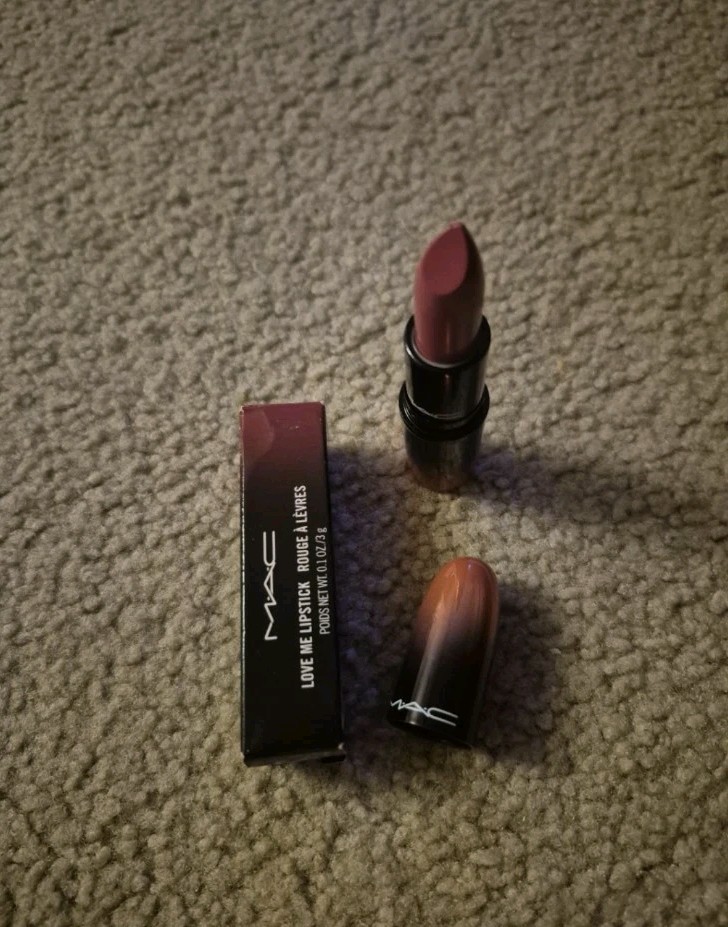 MAC Love Me Lipstick in As If I Care Discontinued Shade