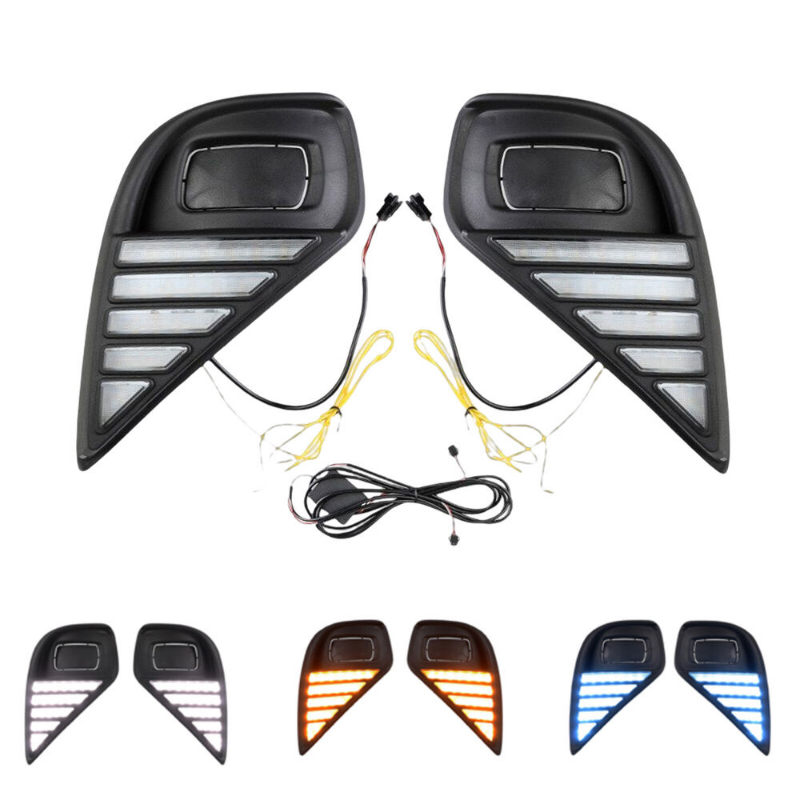 2x DRL For Toyota Highlander 2020-2025 LED Daytime Running Light Fog lamp NEW