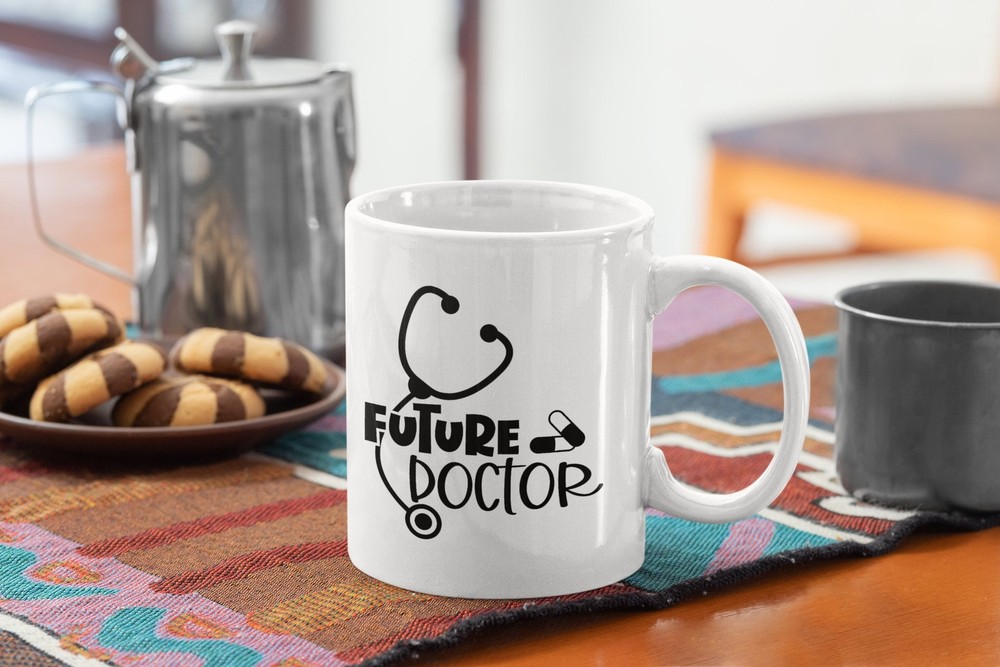 Future Doctor Funny White Coffee Mug – Perfect Gift for Med Students