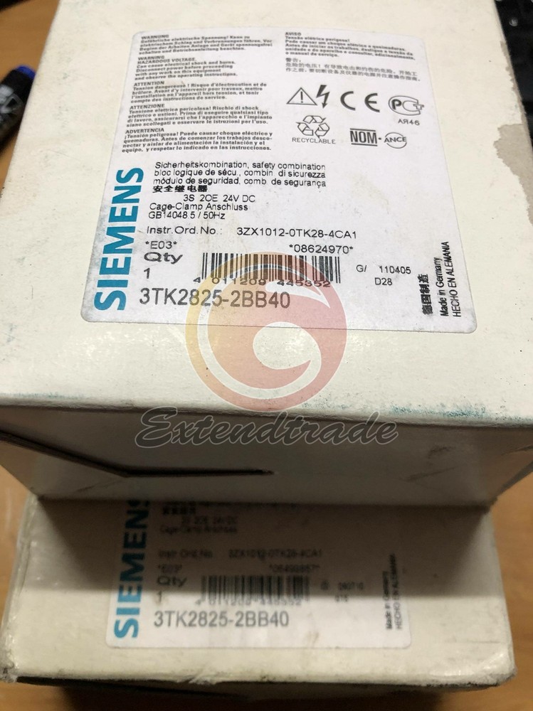 ONE NEW Siemens safety relay 3TK2825-2BB40