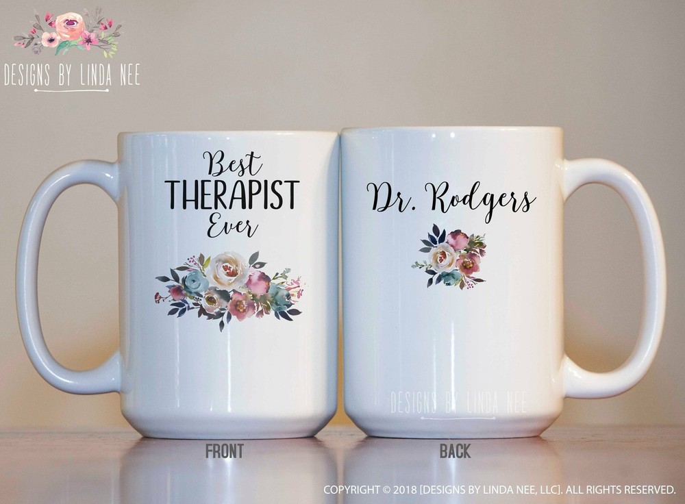 Best Therapist Ever Mug Gift For Therapist Therapist Mug Thank You Mug Therapist