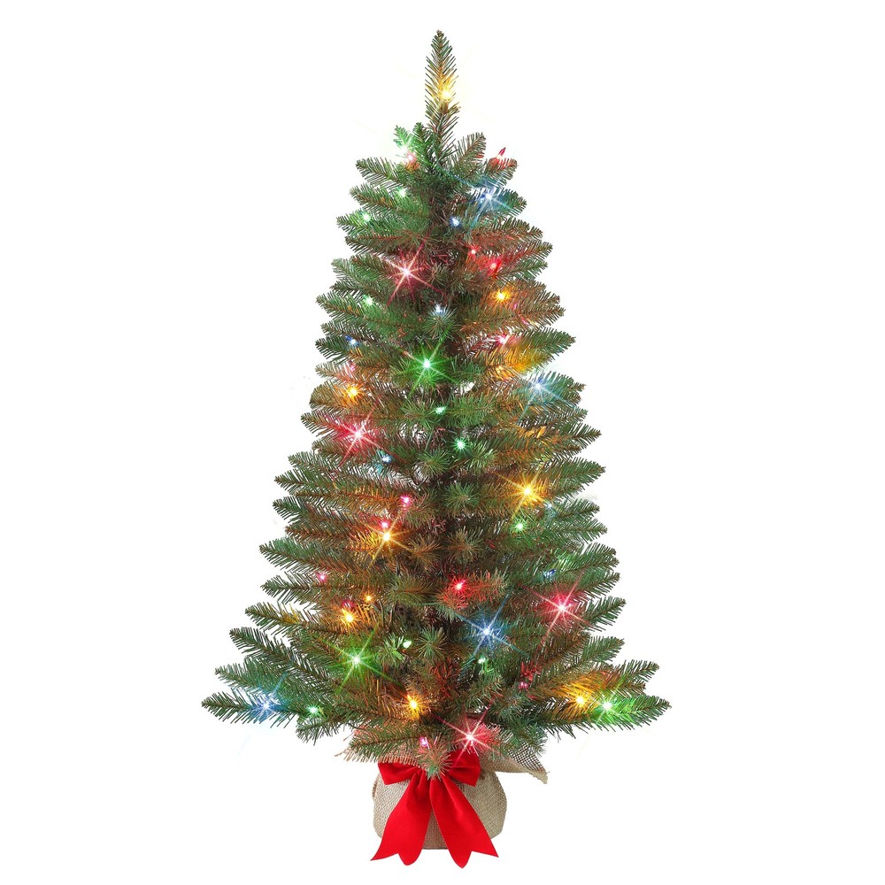 Puleo International 3 ft. Pre-Lit Artificial Fraser Fir Tree