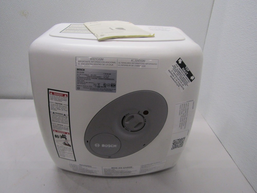 Bosch Electric Mini-Tank Water Heater Tronic 3000T 7-Gallon Shelf, Wall, Floor