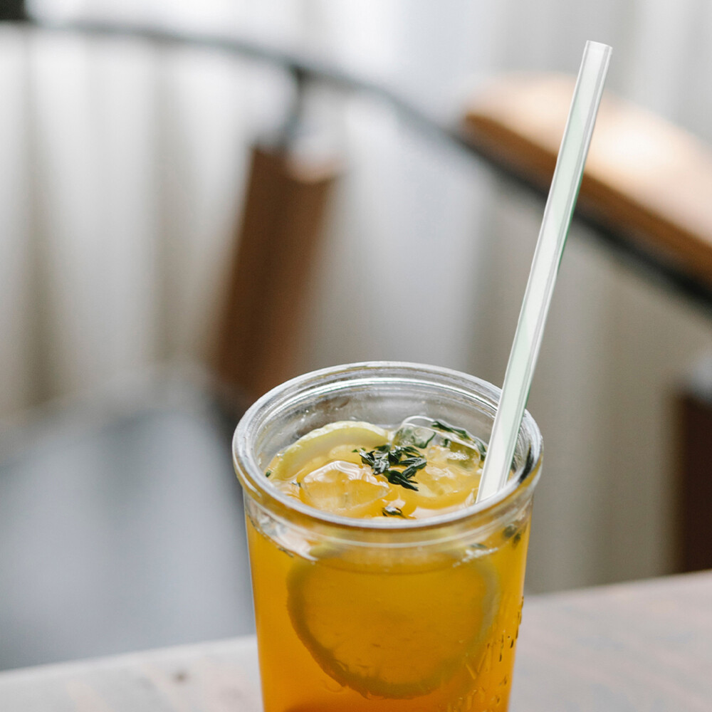 6 Pcs Drink Reusable 6pcs (transparent Straws) Health Polished Mouth Travel