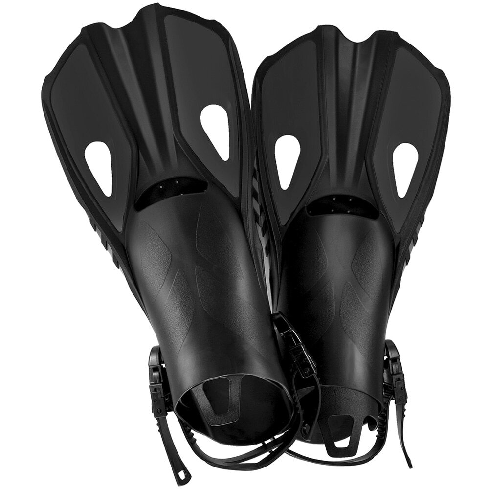 Professional Scuba Diving Fins Adult Kid Adjustable Swimming Shoes Silicone New