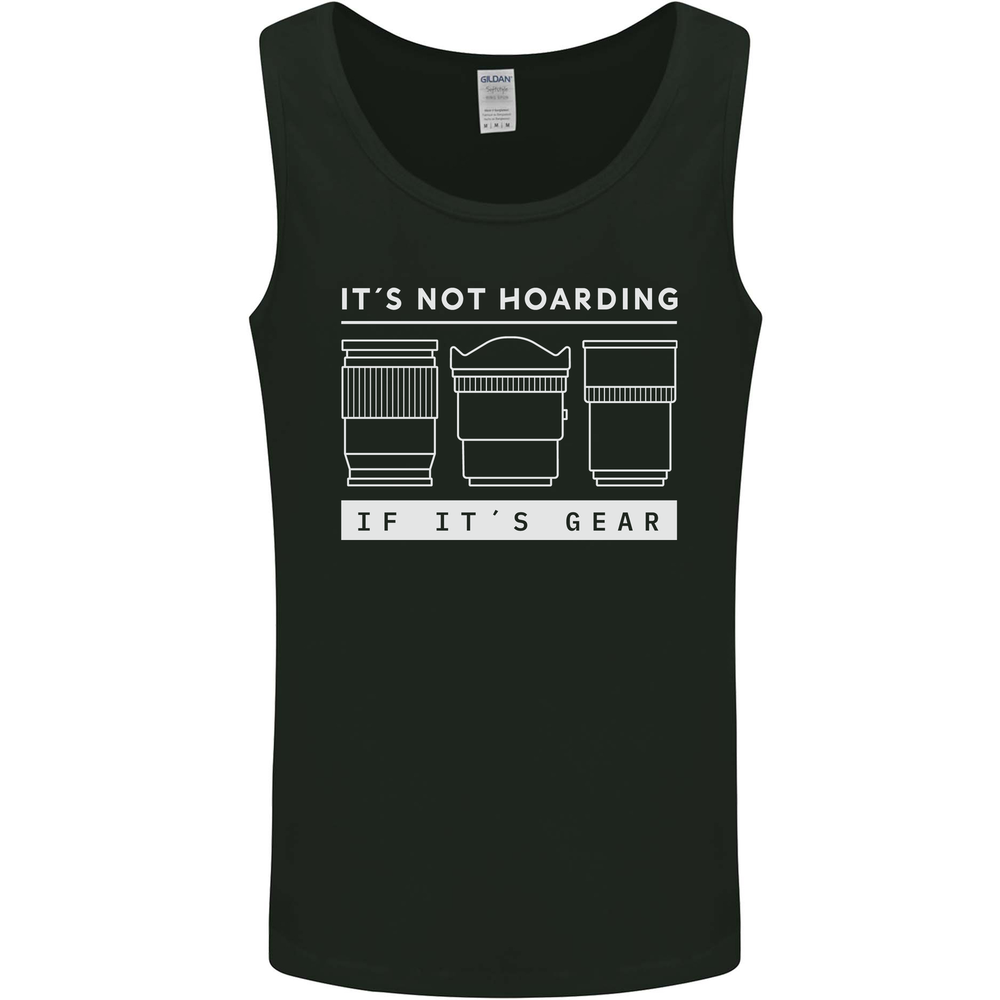 It's Not Hoarding if its Photography Photographer Mens Vest Tank Top