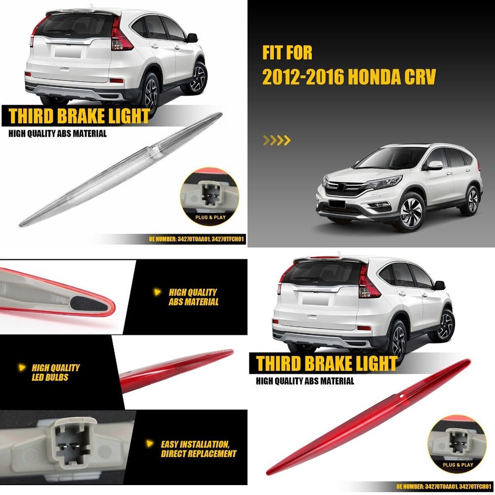 3rd Third Light Tail Brake Light For Honda CR-V CRV 12-16 Rear High Mount Stop M