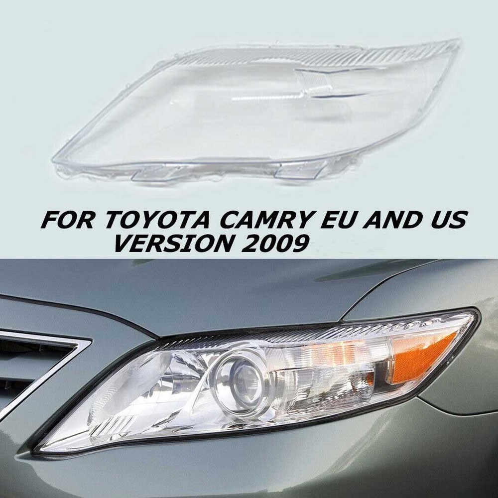 1X Headlight Transparent Cover Headlight Lens Left Side For Toyota Camry 09 2009