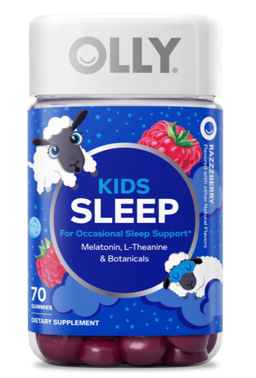 OLLY Kids Razzzberry Sleep Gummies 70 Count Exp 06/2025