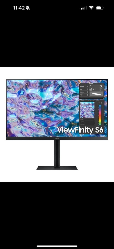 SAMSUNG S61B Series 27-Inch QHD Computer Monitor (LS27B610EQNXZA)  sealed ✅