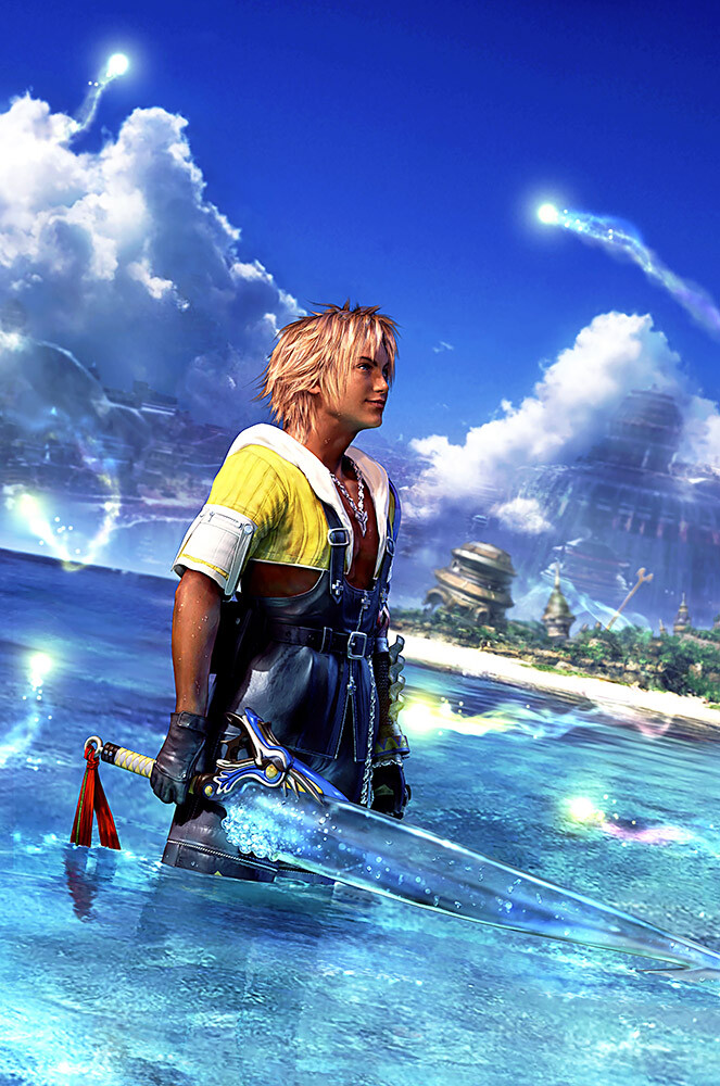 Final Fantasy X HD Poster for Switch PS5 PS4 PS3 PS2 PSP Vita USA Made FFX007