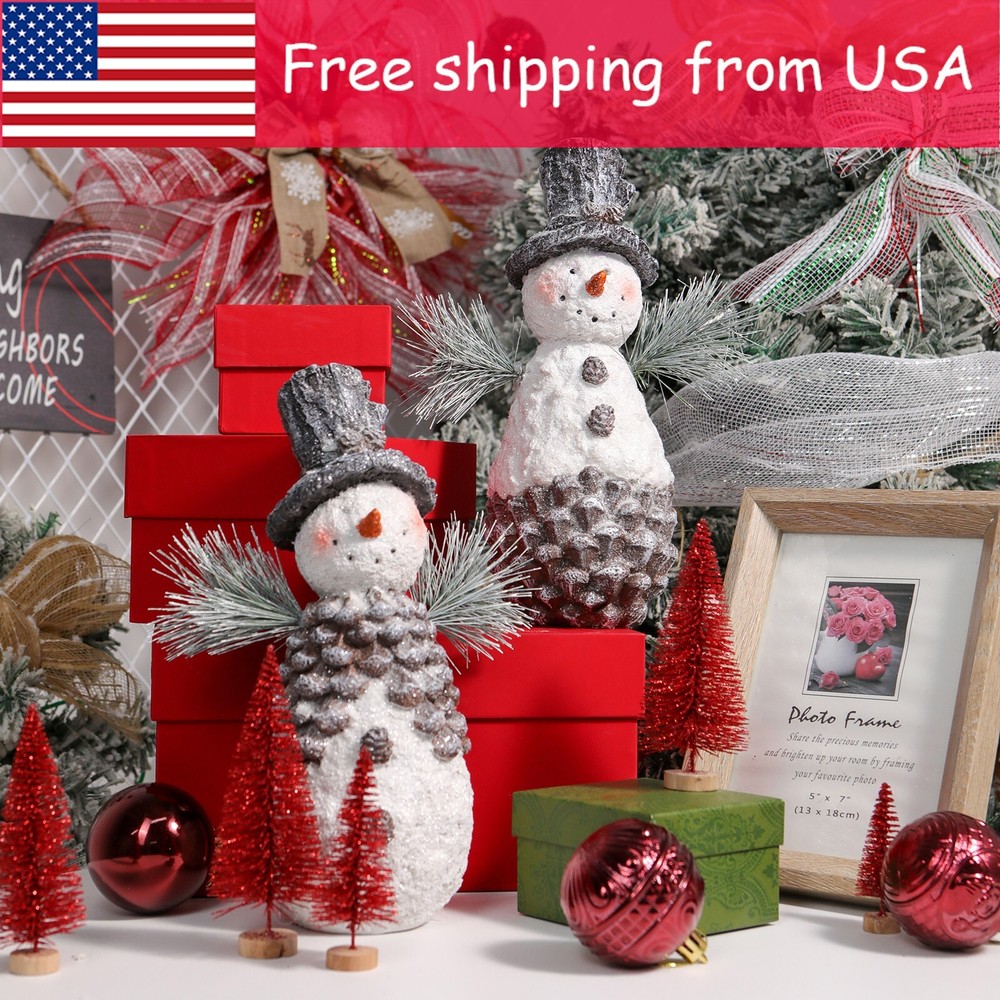 Рождественский милый веселый снеговик украшение зимний праздник украшение необходимый дом 2шт