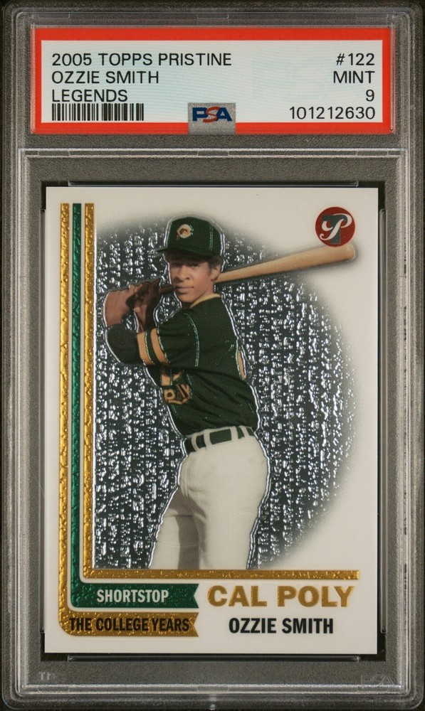 2005 Topps Pristine Legends Ozzie Smith #122 0859/1999 PSA 9 Mint