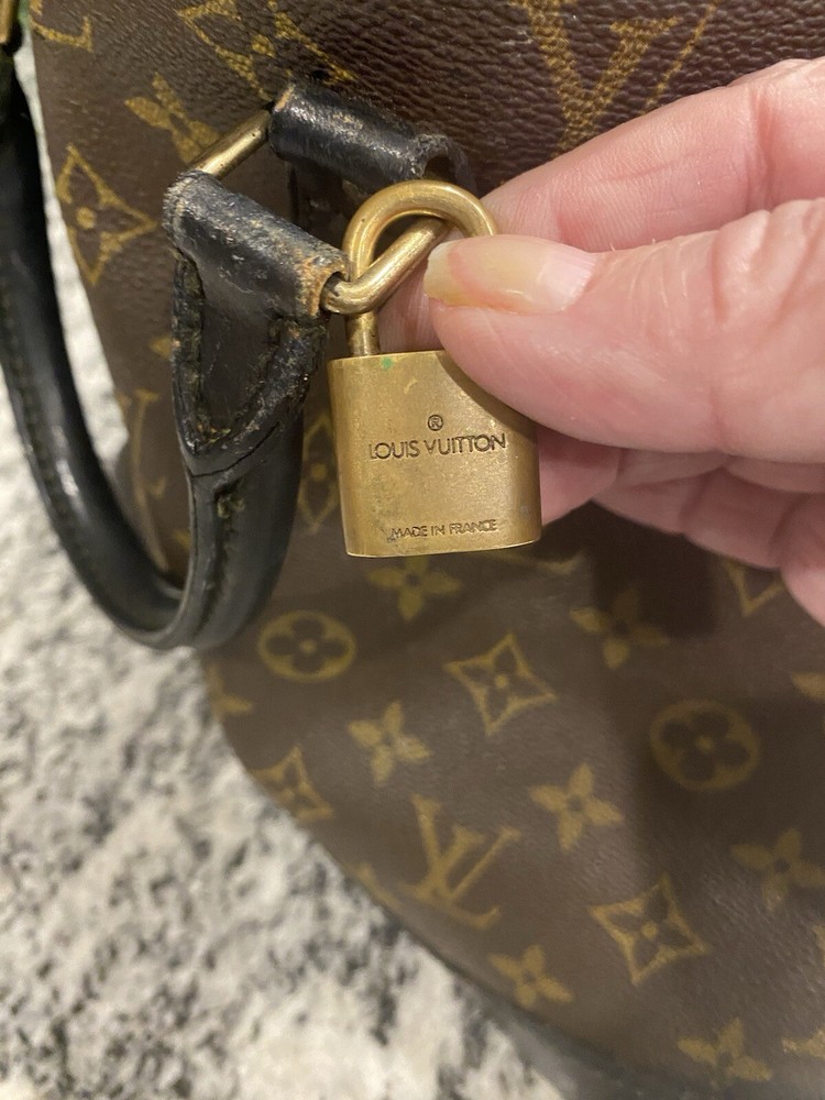 Louis Vuitton Alma Shoulder Bag PM Brown Canvas/Leather