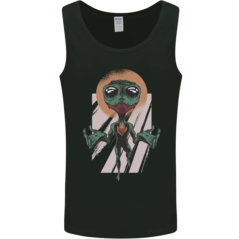 Religious Alien Mens Vest Tank Top