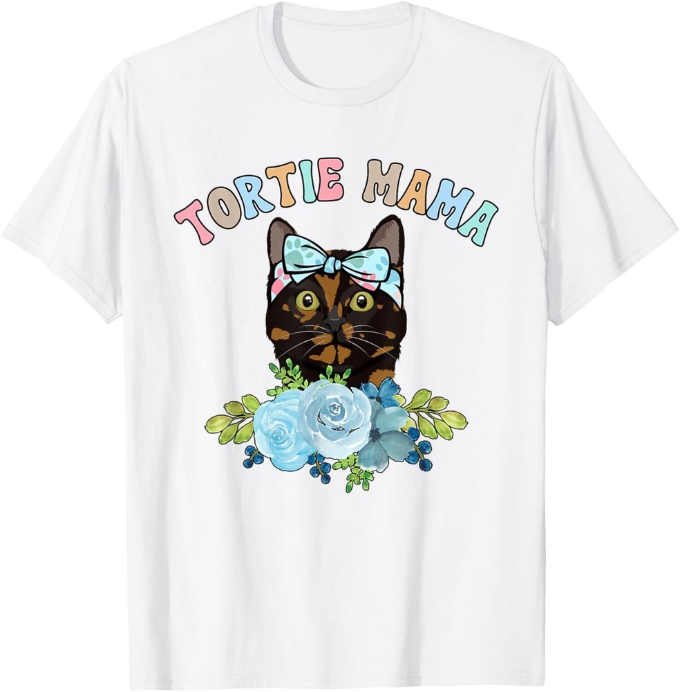 Tortie Mama Tortoiseshell Cat Owner Gift T-Shirt & Hoodie for Cat Lovers
