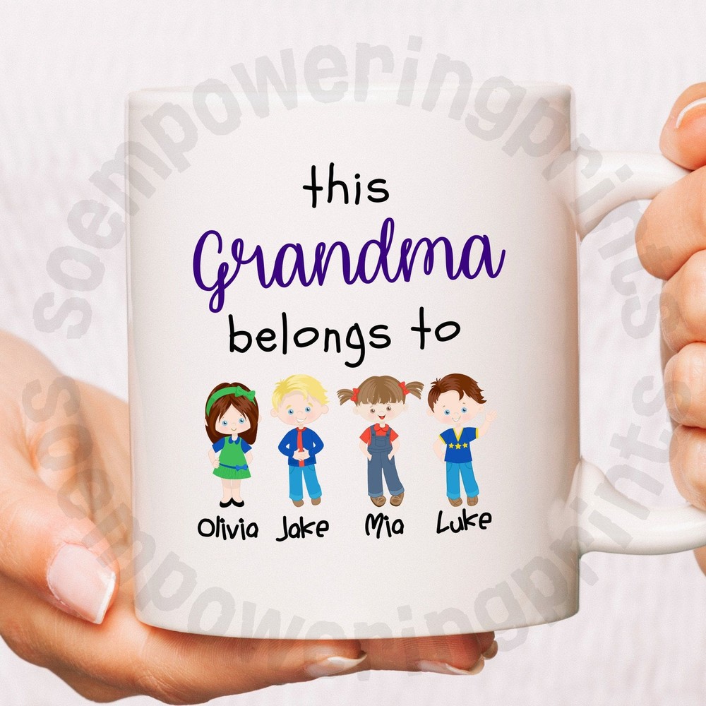 Custom Coffee Mug For Grandma Mothers Day Gift For Grandmom Mugs For Granny