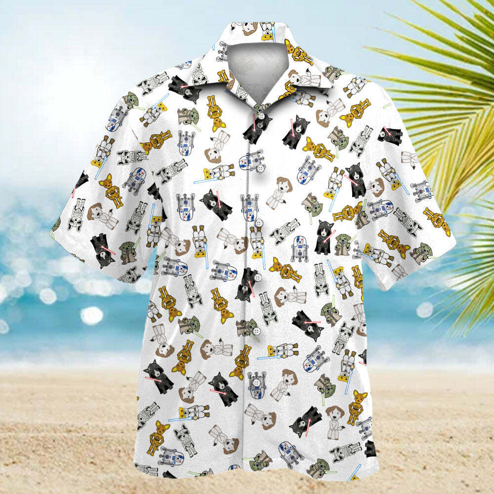 Star Dogs Hawaiian Shirt for Men in US Sizes – Perfect Summer Style New Arrival