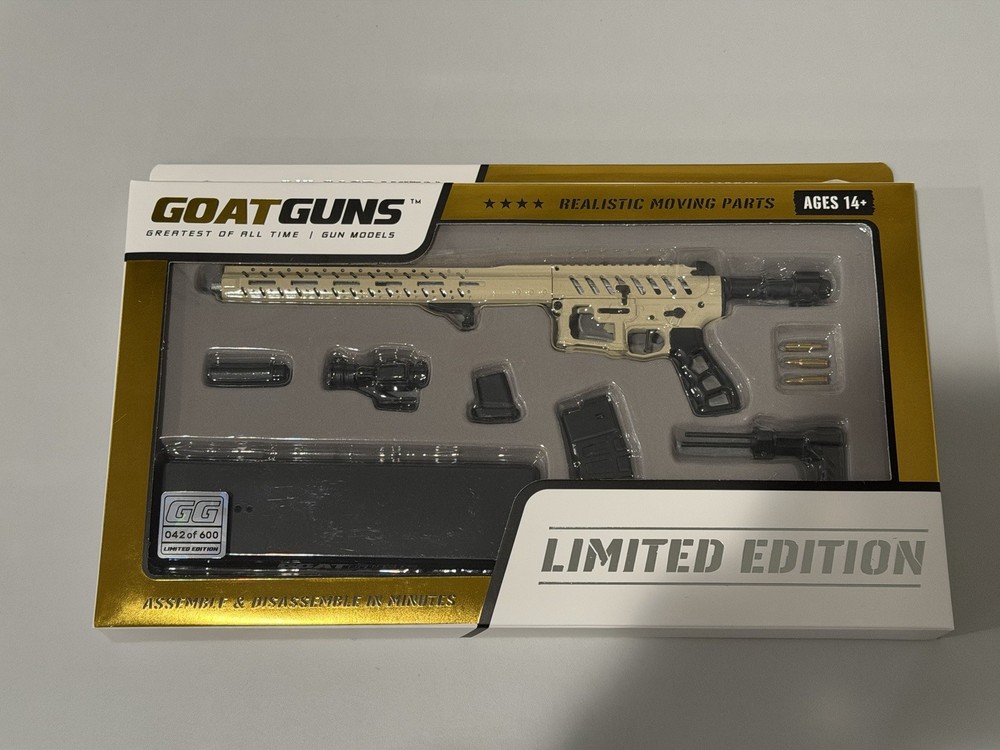 GoatGuns Limited Edition FDE AR-15 Skeleton Model #42/600 SEALED NEW SHIPS NOW