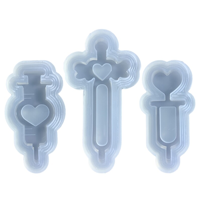 Shaker Crystal Epoxy Resin Mold DIY Hanging Pendant Silicone Mould