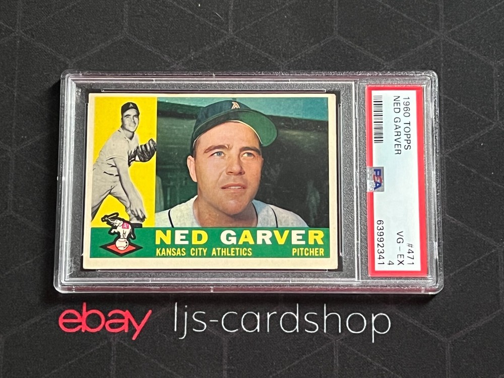 1960 Topps Ned Garver #471 Baseball Card Vintage MLB
